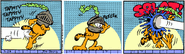 Don't open that visor, Garfield.