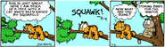 Squirrel tactic, cat food.