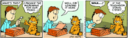 No TV, no Garfield.