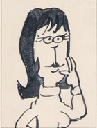 Another sketch of Liz's design starting in September 1976.