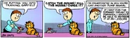 Start of a week where Jon tries training Garfield to catch mice