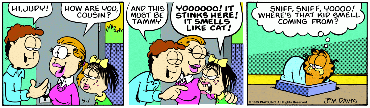 Garfield May 1985 Comic Strips Garfield Wiki Fandom