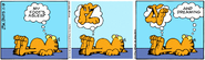 Garfield's foot dreams of walking