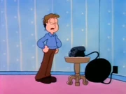 Phone Calls: Jon sees the knot in the cord and wonders who tied it before untying it himself.