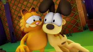 My favorite scene in The Garfield Show. Garfield and Odie embrace after nearly losing each other.