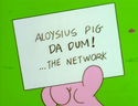 Aloysius' card