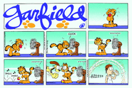 When it comes to bouncy balls, Odie's a big fan.