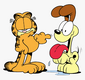 Garfield and Odie