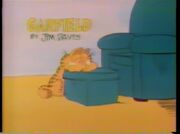 Title card for the "Garfield" segment on the special.