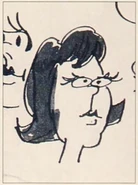 A sketch of Liz's design starting in September 1976.