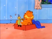 Timer: Garfield breaks his clock deliberately while winding it.