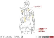 Bandaged Luke concept art