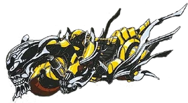 Gōten as combat chassis for <!--LINK'" 0:0-->'s Madō Motorcyle