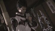 Tsubasa holding the Phosphorous Arrow