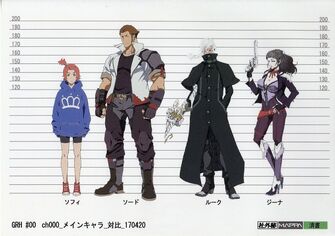 Main Cast Concept Art