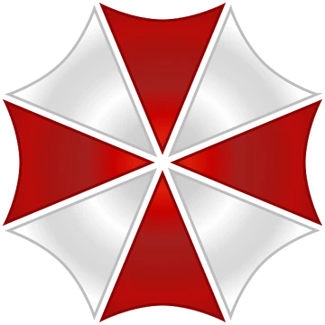 Toppa Ricamata Umbrella Corporation – 6,5 Cm – Termoadesiva Per Cosplay Zombie Apocalypse