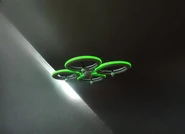 The Drone floating