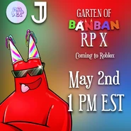 An announcement for the release date