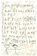 Note (9).png (2.27 MB) The Unknown Boy, Claire, and Stinger Flynn holding hands because of a successful rescue.