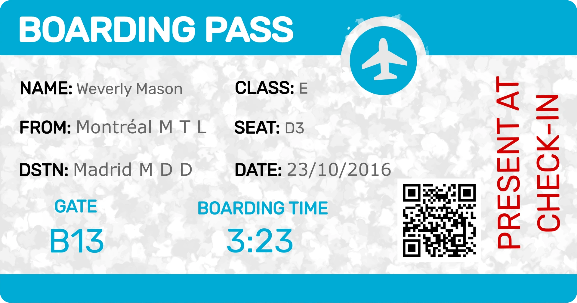 boarding pass