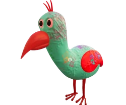 bird from the chapter 4 trailer is actually opila bird, not tarta cuz blue  part is the char's blood