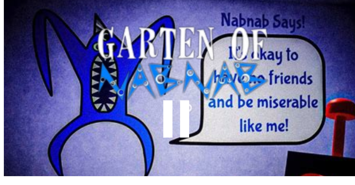 Nabnab. Nab Nab. Garten of Banban Logo and Characters. Horror