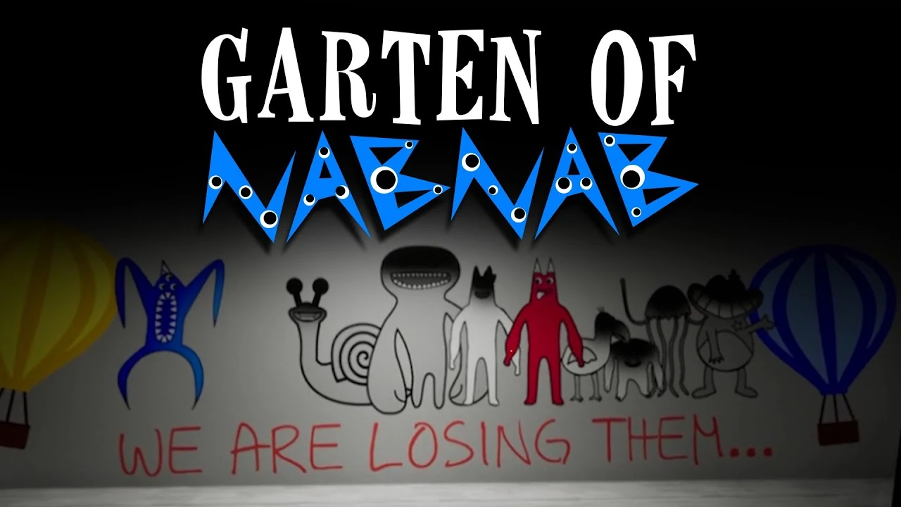 Nabnab. Nab Nab. Garten of Banban Logo and Characters. Horror