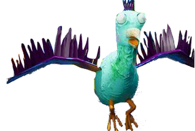 bird from the chapter 4 trailer is actually opila bird, not tarta cuz blue  part is the char's blood