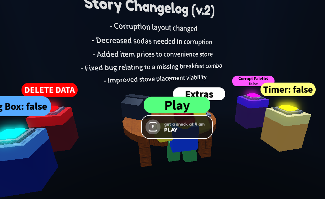 Menu, Roblox Wiki