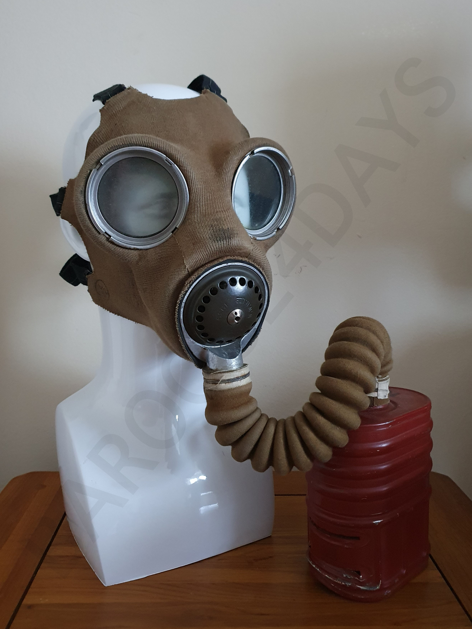 Print Collection - American, British, French & German Gas Masks