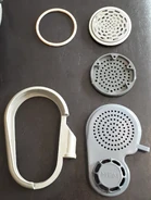 Parts1.jpg (4.07 MB) M-10M voice diaphragm and covers disassembled. Front view.