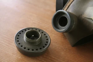 Exhale valve removed