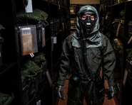 A finalized M69 JSAM-SA being worn by Senior Airman Mark Kim of the 60th Operation Support Squadron. Circa: November 2nd 2022.