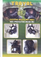 Advertisement for M3 gas mask by manufacturer