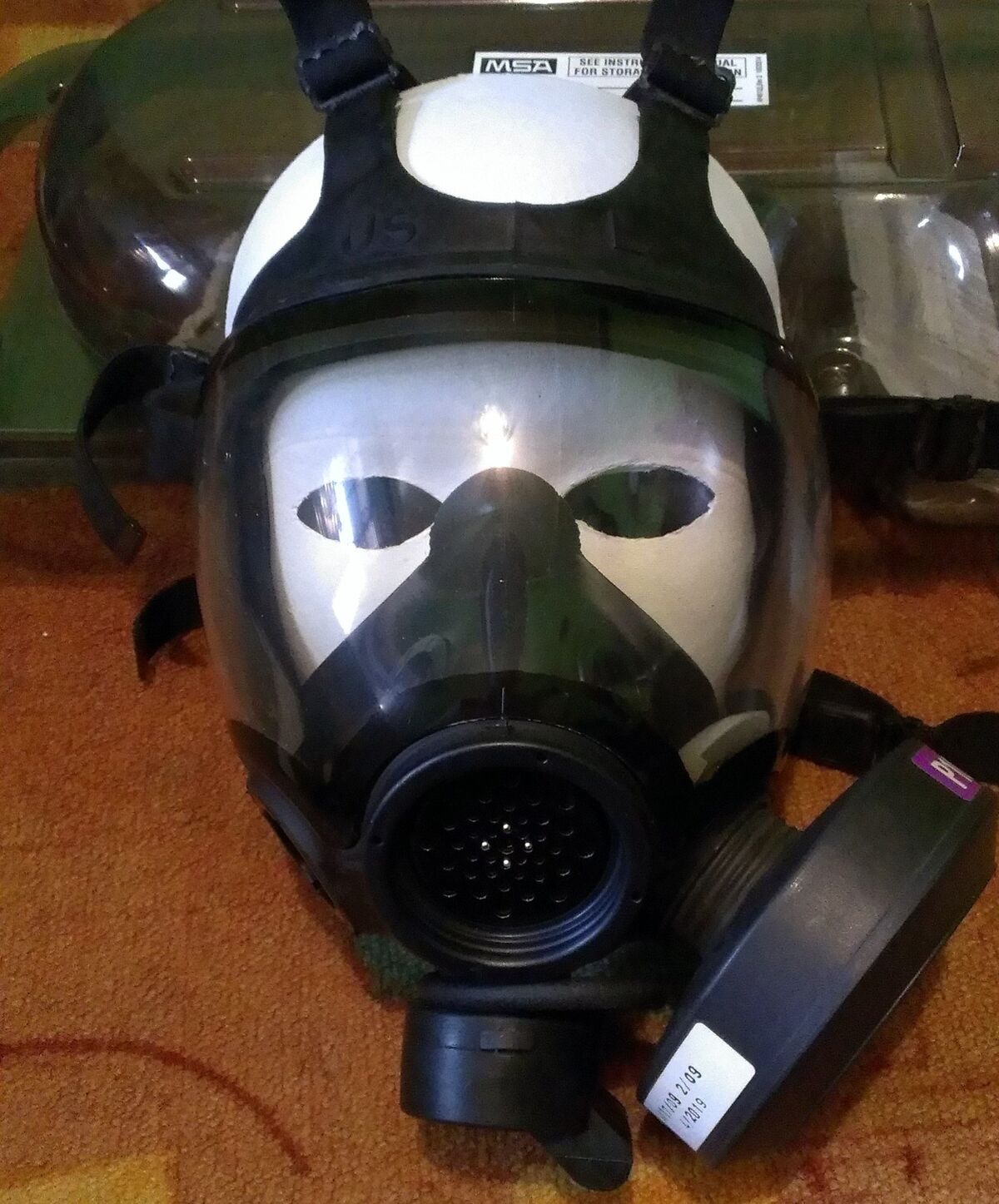 実物□MSA Millennium Gas Mask□Lサイズ□ミレニアム ガスマスク 