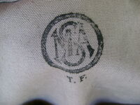 MSA stamp inside of the haversack.