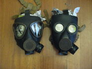 M59 on the left, M73 on the right. Both masks are Pirelli and size II