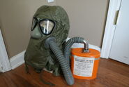 ABC-M21 Rocket Propellant Gas Mask (Mockup). From the GasMaskBunker Collection.