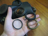 Disassembled eye piece