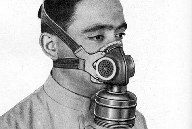 WW2フランス軍ANP-39ガスマスク1938年製？ 中華民国陸軍二七式防毒面に