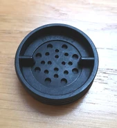 Filter plug/secondary speech diaphragm