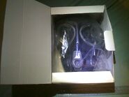 Micronel M95 gas mask in factory box. M95 filter sold separately.