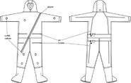 Drawing of the suit.