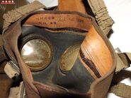 Mask with anti-fogging lenses installed