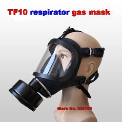 Mf14/87 Type Gas Mask Full Facs Chemical Respirator Natural Rubber Military  Filter Self-priming