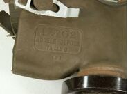 Detail of the type and size stamp. Taille is french for size.