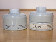 B2 and B2-P3 filters: difference between gas and combinated filters.