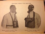 Same pictures, but from a different book. Note that even though these are listed as "military type" masks, they were never adopted