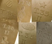 From top left to bottom right: IAC, SIGLA, Pirelli, Spasciani, Superga, Pirelli (post-War production)