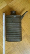 A 28M filter converted into an oil can.